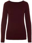 VMCARE STRUCTURE LS O-NECK BLOU GA NOOS