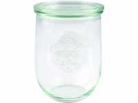 Weck Tulpenglas 1 l (Hochwertiges Einweck, Einmach Glas mit Glasdeckel; zum