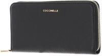 Coccinelle Metallic Soft Zip Around Wallet Noir