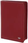 Golden Head Leder Polo RFID Protect Ausweisetui mit Scheinfach 4476 Rot dunkelrot