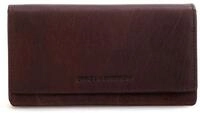 Spikes & Sparrow Women's Kentucky Bi-Fold Wallet, Darkbrown