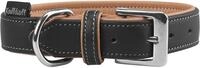 Knuffelwuff Hundehalsband Leder Lederhalsband Hund weiches Leder Arcadia 40-47
