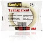 Scotch 5501966FL Klebefilm 550, transparent, 19 mm x 66 m, Folie