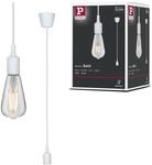 Paulmann 50383 Neordic Pendelleuchte Ketil max. 60 Watt Pendellampe Wei&szlig; Deckenlampe