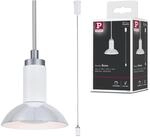 Paulmann 79522 Neordic Pendelleuchte Runa max. 20 W dimmbar Wei&szlig;, Grau...