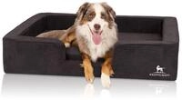 Knuffelwuff orthop&auml;disches Hundebett mit Wendekissen aus Velours Bellamy 100 x 80cm