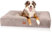 Knuffelwuff orthop&auml;disches Hundebett Midland XL 100 x 80cm Grau - Hundekissen...