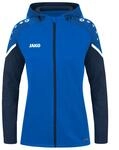 JAKO Damen Kapuzenjacke Performance, Royal/Marine, 42