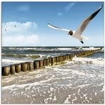 ARTland Wanddeko Glasbilder Wandbild Glas Bild einteilig 50x50 cm Quadratisch...