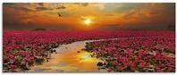 ARTland Wanddeko Glasbilder Wandbild Glas Bild einteilig 125x50 cm Querformat...