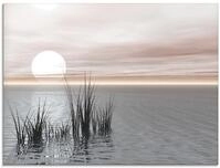 ARTland Wanddeko Glasbilder Wandbild Glas Bild einteilig 80 x 60 cm Landschaften