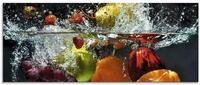 ARTland Wanddeko Glasbilder Wandbild Glas Bild einteilig 125x50 cm Querformat