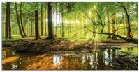 ARTland Wanddeko Glasbilder Wandbild Glas Bild einteilig 60x30 cm Querformat...