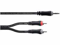 CORDIAL Kabel ECL EY1.5WCC Kabel Adapter Elements Mini-Jack / RCA
