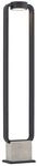 Lucande LED Beton Au&szlig;enleuchte Belna (Modern) in Schwarz aus, Aluminium (1 flammig)
