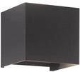 Fischer & Honsel Wandleuchte Wall 2x LED 3,0 Watt, schwarz, IP44, 30259, 11 x 11 x 10