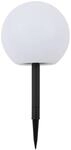 Lindby LED Solarkugel aussen 25cm, mit Erdspie&szlig; Solarlampe Leuchtmittel Solarleuchte