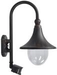 Lindby Wandlampe aussen mit Bewegungsmelder, Aussenwandleuchte Laterne IP44