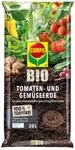 COMPO BIO Tomaten- und Gem&uuml;seerde, F&uuml;r alle Gem&uuml;sekulturen, Torffrei, 20 Liter