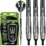 WINMAU Sniper 18g Softip Profi Wolfram Steeltip Dartpfeile Set mit Flights und