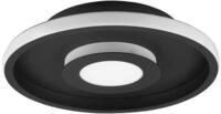Trio Leuchten LED Badezimmer Deckenleuchte Ascari 680810332, Metall Schwarz matt,