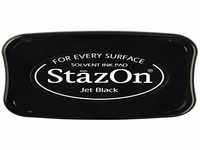 Rayher StazOn Stempelkissen, schwarz, ideal für glatte Untergründe, 28383576