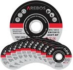 Arebos Trennscheiben 125mm Metall | 400 St&uuml;ck | 1mm d&uuml;nn | f&uuml;r Stahl Edelstahl