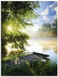 ARTLAND Wanddeko Glasbilder Wandbild Glas Bild einteilig 45x60 cm Hochformat...