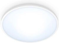 WiZ Tunable White Superslim Deckenleuchte, 16 W, &Oslash;292 mm, LED Leuchte mit warm- bis