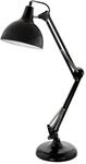 EGLO Tischlampe Borgillio, 1 flammige Vintage Schreibtischlampe im Industrial Design,
