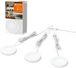 LEDVANCE Unterschrankleuchte 75MM 830LEDV, 8,5W, 3x230lm, rundes Design und