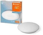 LEDVANCE LED Deckenleuchte Alu wei&szlig;, IP44 mit Sensor, 21W, 1800LM, 3000K, 400mm