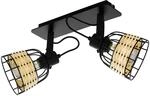 EGLO Deckenlampe Anwick 1, 2 flammige Deckenleuchte Vintage, Boho | Deckenstrahler