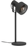 EGLO Tischlampe Casibare, 1 flammige Tischleuchte Industrial, monochrom,