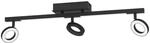 EGLO LED Deckenstrahler Cardillio 2, 3-flammige Deckenlampe mit schwenkbaren Spots,