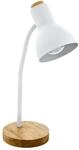 EGLO Tischlampe Veradal, 1 flammige Schreibtischlampe, skandinavisch, Tischleuchte