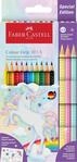 Faber-Castell - Buntstifte Set Einhorn, 13-teilig, inkl. Stickern | Bruchsichere