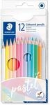 STAEDTLER 146 Buntstifte &ndash; 12er Set, Pastel Trend Line | Sechskant, weiche Mine,