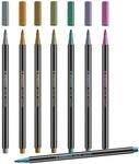 STABILO - Premium Metallic-Filzstift - Pen 68 metallic - Einzelstift - rosarot