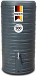 GARANTIA Nordic 2in1 Regentonne 300 Liter Graphite Grey inkl. Pflanzschale -