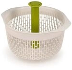Joseph Joseph Spindola Salat-Schleudersieb f&uuml;r die Sp&uuml;le, White/Green