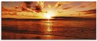 ARTland Wanddeko Glasbilder Wandbild Glas Bild einteilig 125x50 cm Querformat...