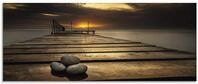 ARTland Wanddeko Glasbilder Wandbild Glas Bild einteilig 125x50 cm Querformat...