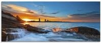 ARTland Wanddeko Glasbilder Wandbild Glas Bild einteilig 125x50 cm Querformat...
