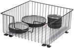 bremermann Schrank-Korbauszug 50 cm Breite mit Einlegeboden, K&uuml;chenschublade zum