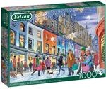 Jumbo Spiele Falcon de Luxe 1000 Teile - Christmas in Edinburgh - ab 12 Jahren -