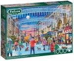 Jumbo Spiele Falcon Christmas is Cardiff 1000 Teile - Puzzle f&uuml;r Erwachsene