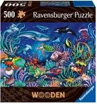 Ravensburger Wooden Puzzle 17515 - Unten im Meer - 500 Teile Holzpuzzle f&uuml;r
