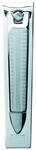Pfeilring Nagelknipser vernickelt 6cm