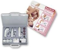 Bausch 0338 Komplettes Beauty-Set im Koffer: Handliches Manik&uuml;re-/ Pedik&uuml;reger&auml;t,